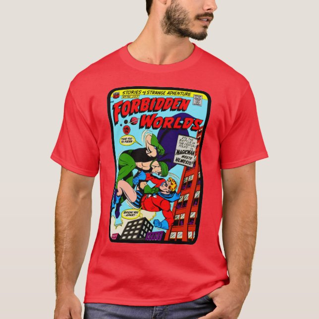 Camiseta 1960's "Forbidden Worlds" Comic T-Shirt  (Anverso)