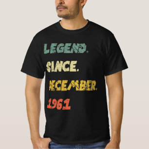Camiseta 1961. Regalos Leyenda de Envío Desde Diciembre 19