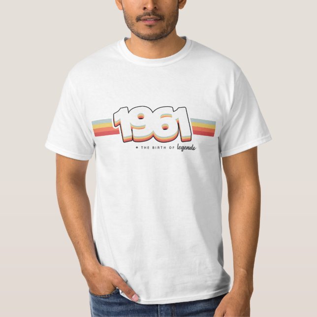 Camiseta 1961 The birth of legends (Anverso)