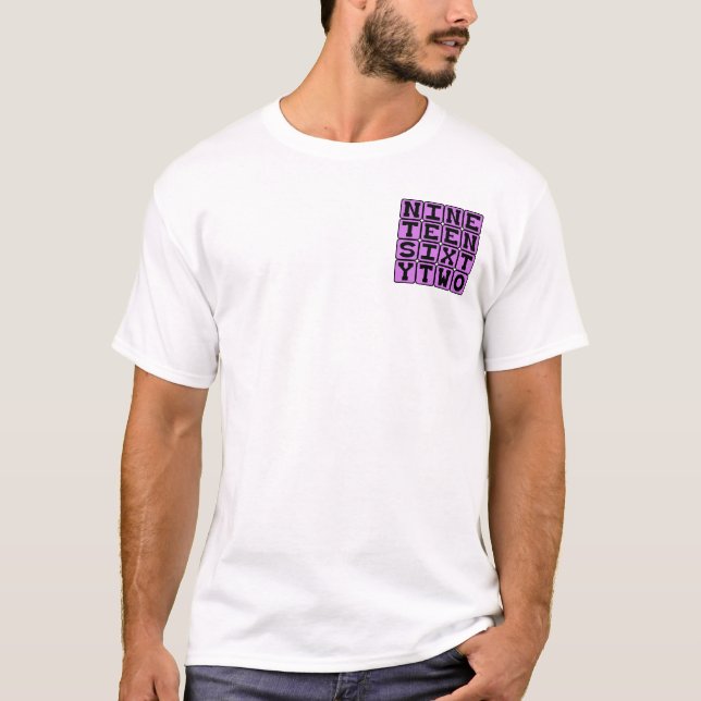 Camiseta 1962, año 1962 (Anverso)