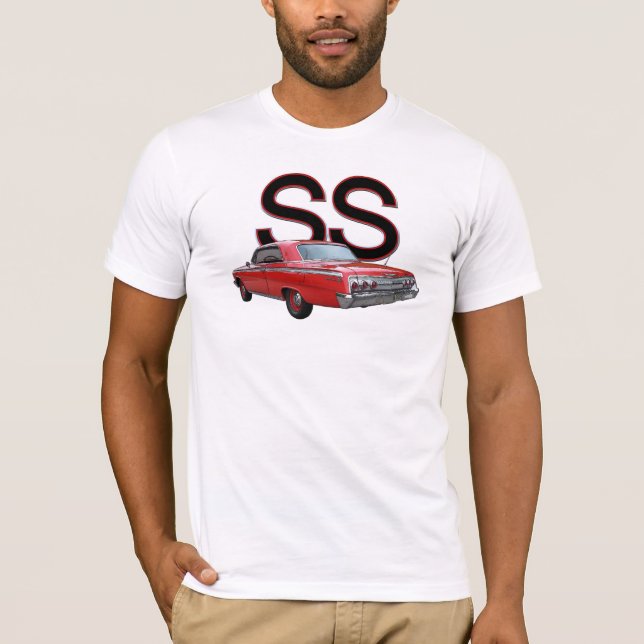 Camiseta 1962 de los SS del impala de Chevy del (Anverso)