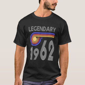 Camiseta 1962 Retro Vintage Sunset Limited 60 Years 60S 60.
