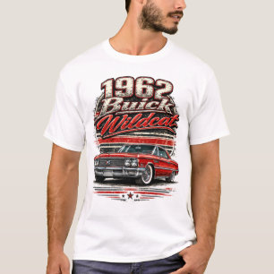 Camiseta 1962 Wildcat – Coche Clásico V8 Vintage