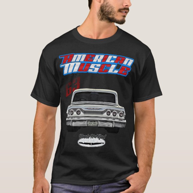 Camiseta 196363Hotrodimpalabiscaynedel Raydelraymuscle Caru (Anverso)