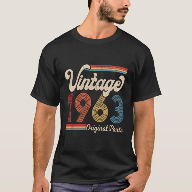 Camiseta 1963 1963 Nacido En 1963 (Anverso)
