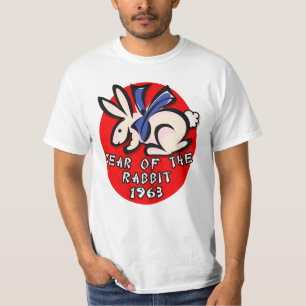 Camiseta 1963 años de la ropa y de los regalos del conejo