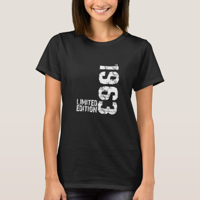Camiseta 1963 Edición limitada Cumpleaños Vintage Retro Pre (Anverso)