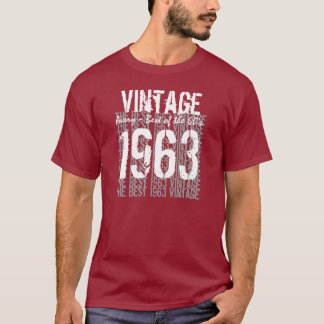 Camiseta 1963 El mejor regalo de Tee con nombre personaliza