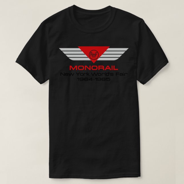 Camiseta 196465 Feria Mundial de Nueva York Alas Monorail d (Diseño del anverso)