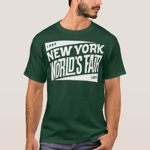 Camiseta 196465 New York World Fair Tiki Font White