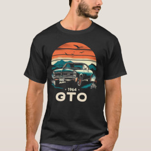 Camiseta 1964 64 GTO Classic Car Old School Muscle Vintage