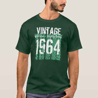 Camiseta 1964 Mejor Año Vintage Tee Hues of Green