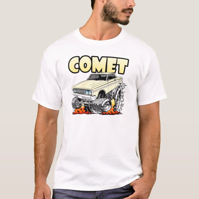 Camiseta 1964 Mercurio Comet Gasser Muscle Car Hot Rod (Anverso)