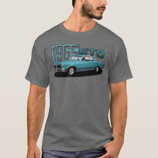 Camiseta 1965 65 GTO Coche Clásico Antiguo Muscle Azul