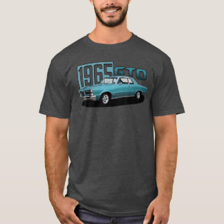 Camiseta 1965 65 GTO Coche Clásico Muscle Old School Azul