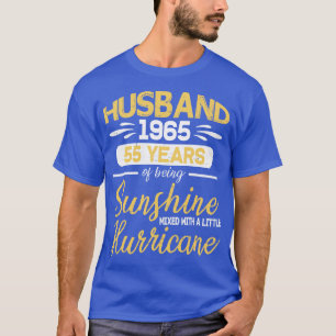 Camiseta 1965 Hus 55 Años De Ser Sunshine Mezclado Con Hur