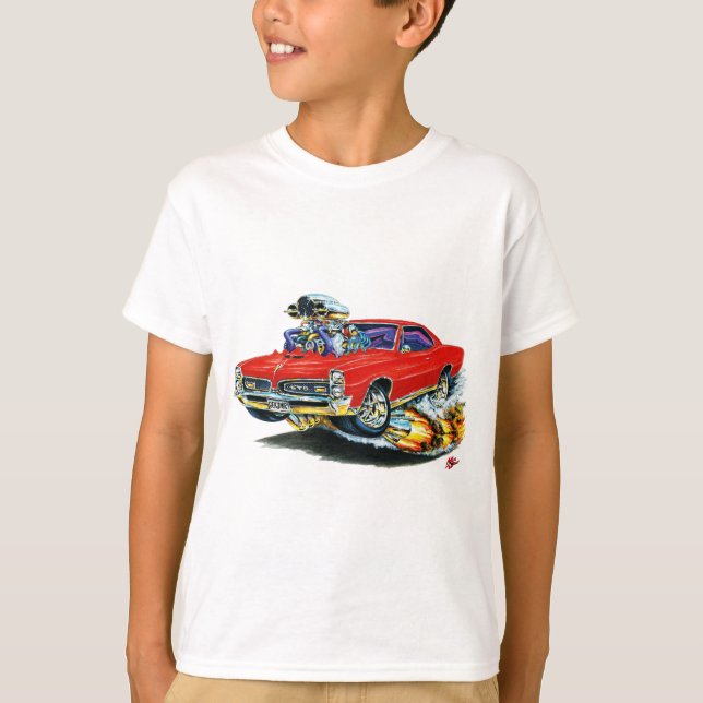 Camiseta 1966-67 coche del rojo de GTO (Anverso)