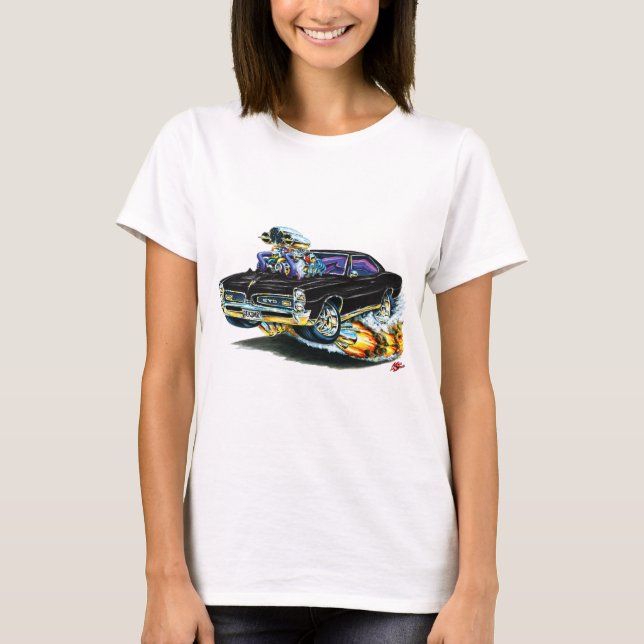 Camiseta 1966-67 coche negro de GTO (Anverso)