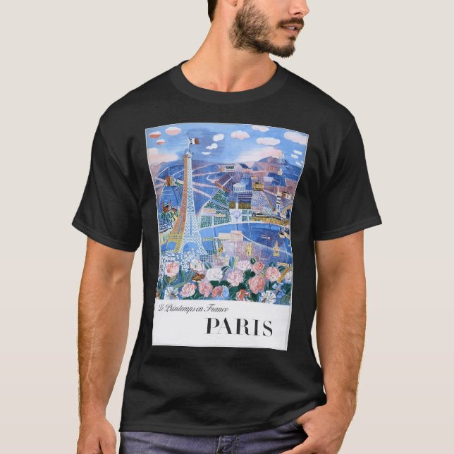 Camiseta 1966 Raoul Dufy Le Printemps en Francia París (Anverso)