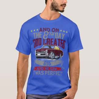 Camiseta 1967 67 GTO Coche Clásico Vieja Escuela Muscle Car