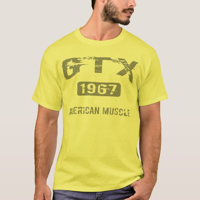 Camiseta 1967 de Plymouth GTX (Anverso)