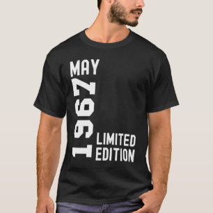 Camiseta 1967 May Happy Birthday Fiesta