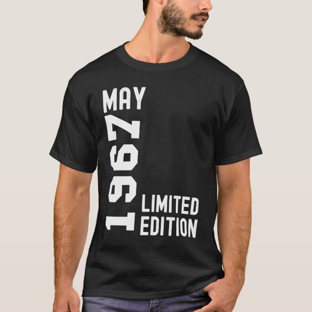 Camiseta 1967 May Happy Birthday Fiesta (Anverso)