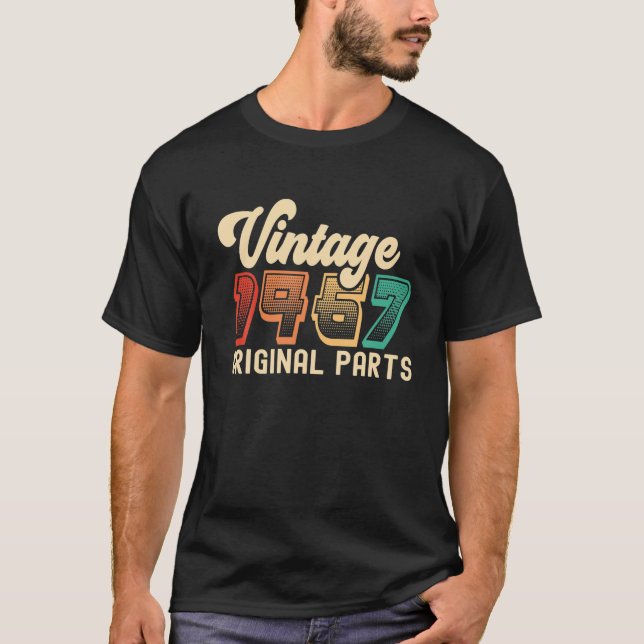 Camiseta 1967 Todas Las Partes Originales 55º Cumpleaños 55 (Anverso)