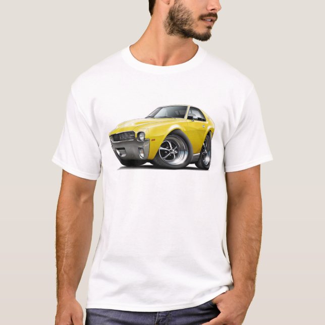 Camiseta 1968-69 coche amarillo de AMX (Anverso)