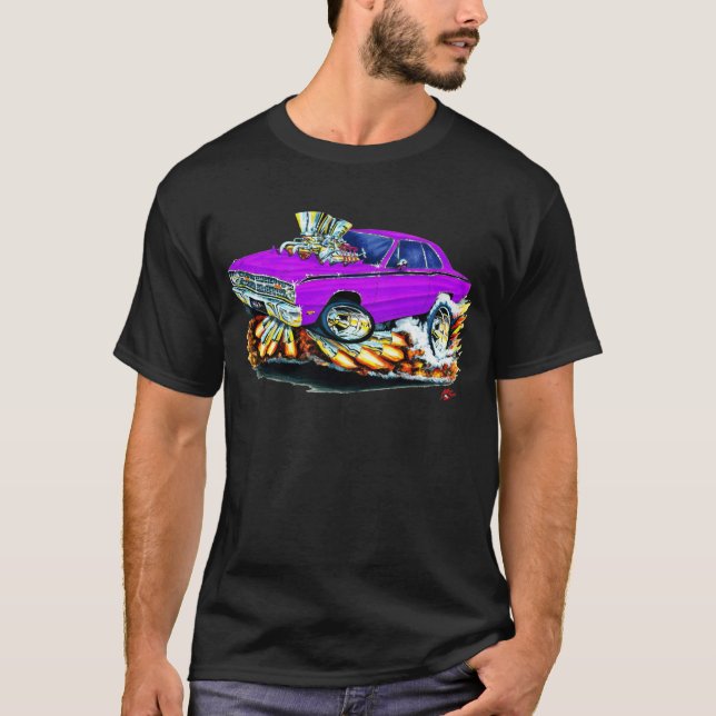 Camiseta 1968-71 coche de la púrpura del dardo de Dodge (Anverso)