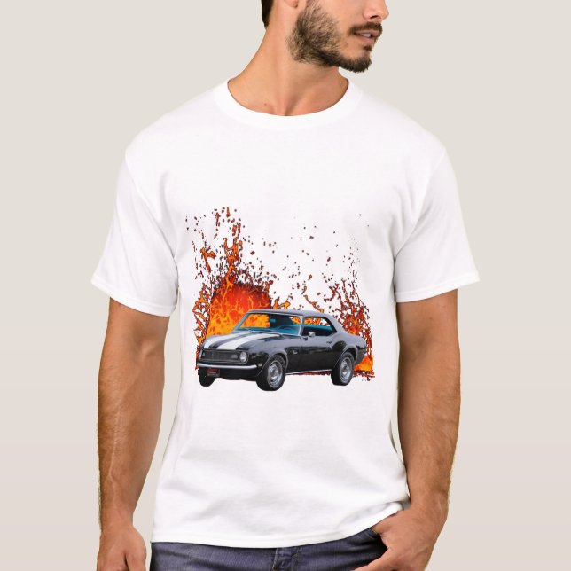 Camiseta 1968 Chevy Camaro Z28 (Anverso)