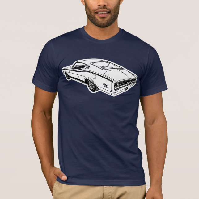 Camiseta 1968) ilustraciones de Mercury Cyclone ( (Anverso)