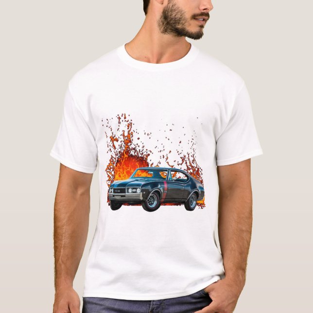 Camiseta 1968 Olds Cutlass 442 (Anverso)
