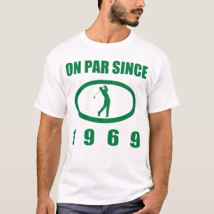 Camiseta 1969 50 cumpleaños para los golfistas