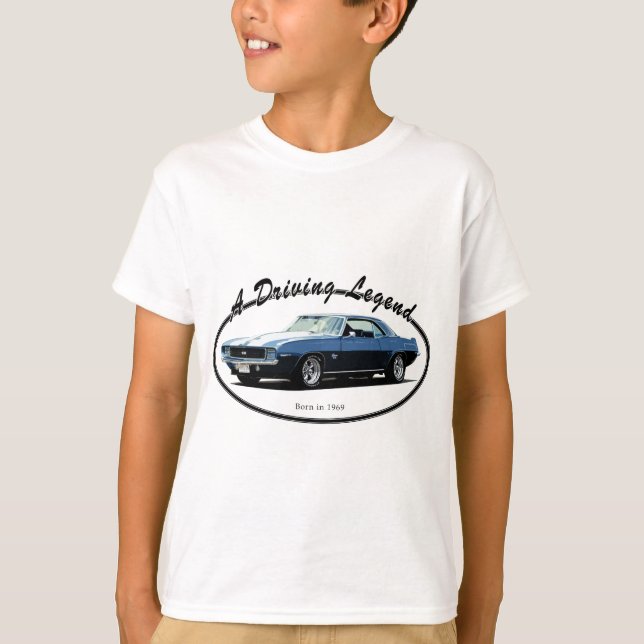 CAMISETA 1969 AZUL DE CAMARO YENKO (Anverso)