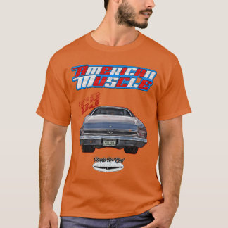 Camiseta 1969 ChevelleMúsculo AutomóvilSS454SS427SS396Hotro