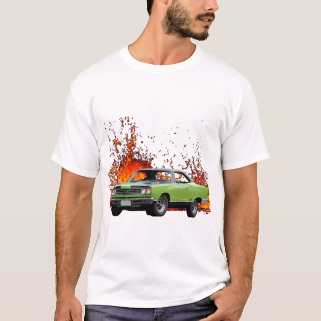 Camiseta 1969 Plymouth GTX (Anverso)