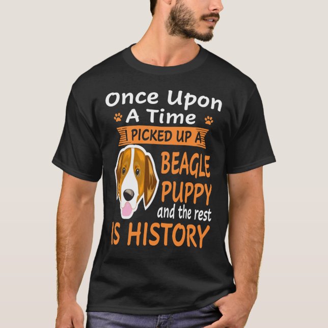 Camiseta 196 Uno A La Vez - Cachorro Beagle (Anverso)