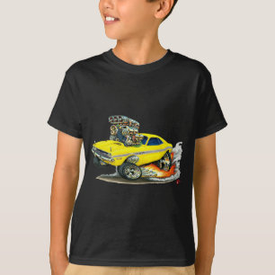 Camiseta 1970-72 coche del amarillo del desafiador de Dodge