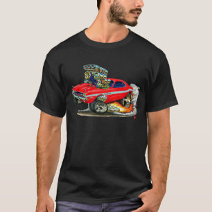 Camiseta 1970-72 coche del rojo del desafiador de Dodge