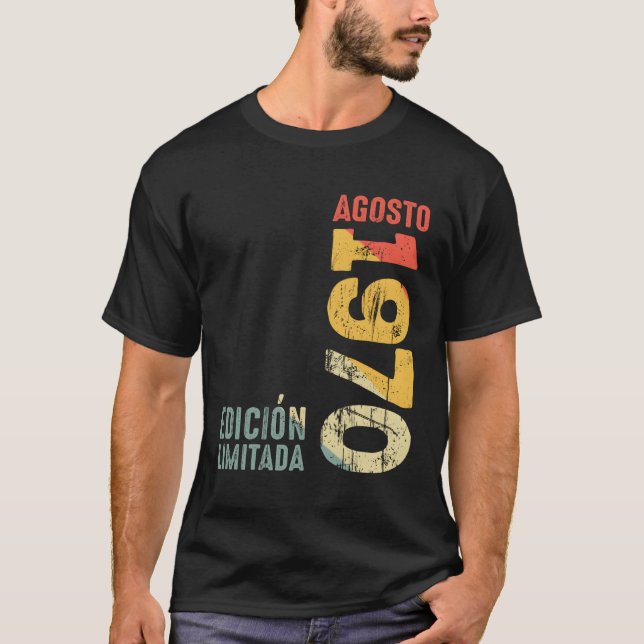 Camiseta 1970 Agosto 1970 1970 1970 (Anverso)