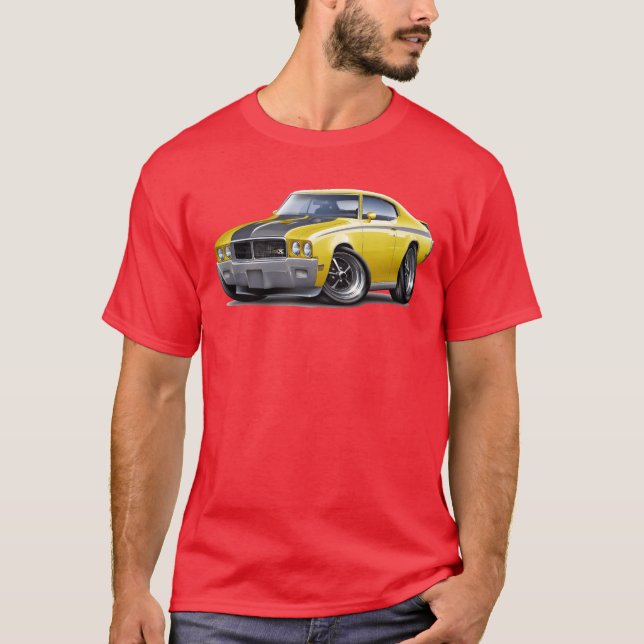 Camiseta 1970 Buick GSX Yellow Car friend (Anverso)