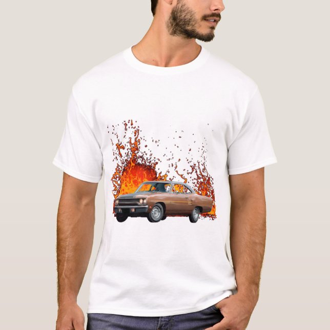 Camiseta 1970 Plymouth Road runner RR (Anverso)