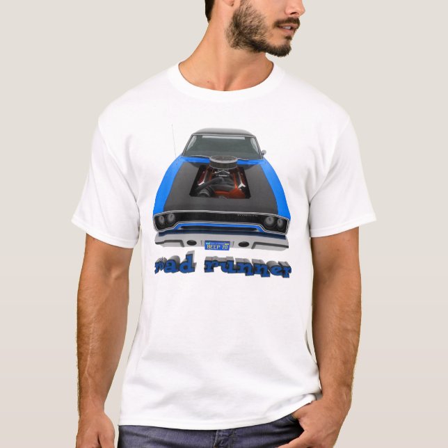 Camiseta 1970 Road Runner Blue (Anverso)