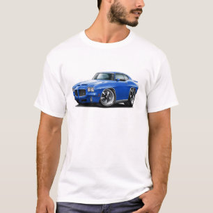 Camiseta 1971-72 coche del azul de GTO