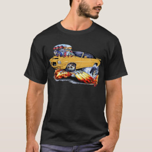 Camiseta 1971-72 coche Oro-Negro de GTO