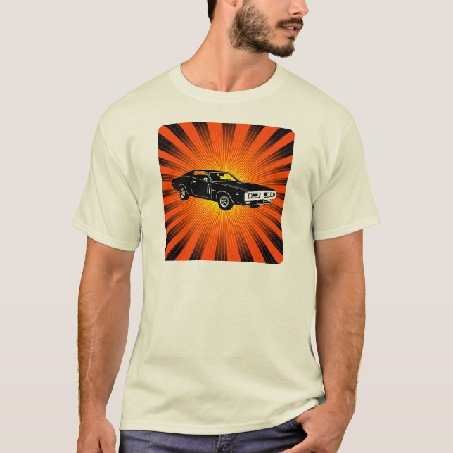 Camiseta 1971 cargador de Dodge 440 (Anverso)