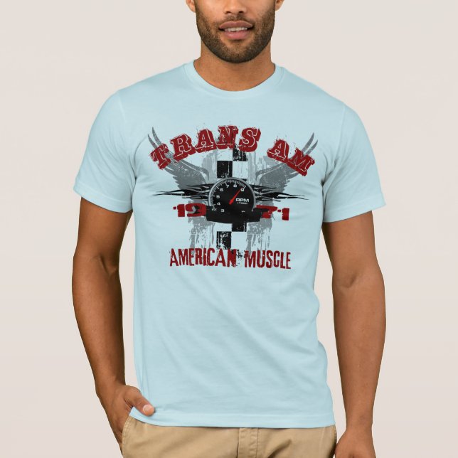Camiseta 1971 del gráfico del transporte (Anverso)