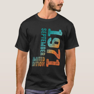 Camiseta 1971 Edición limitada Septiembre 1971 Año 1971 Inf