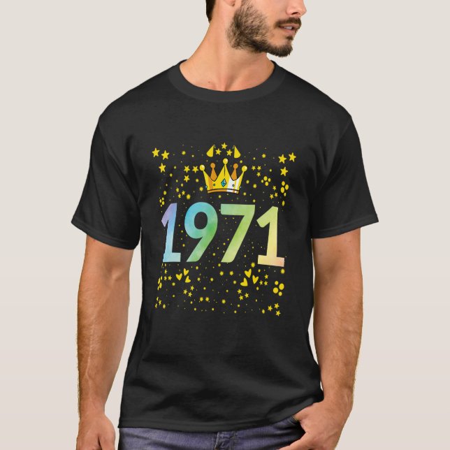 Camiseta 1971st Birthday 1971 Anniversary 1 (Anverso)